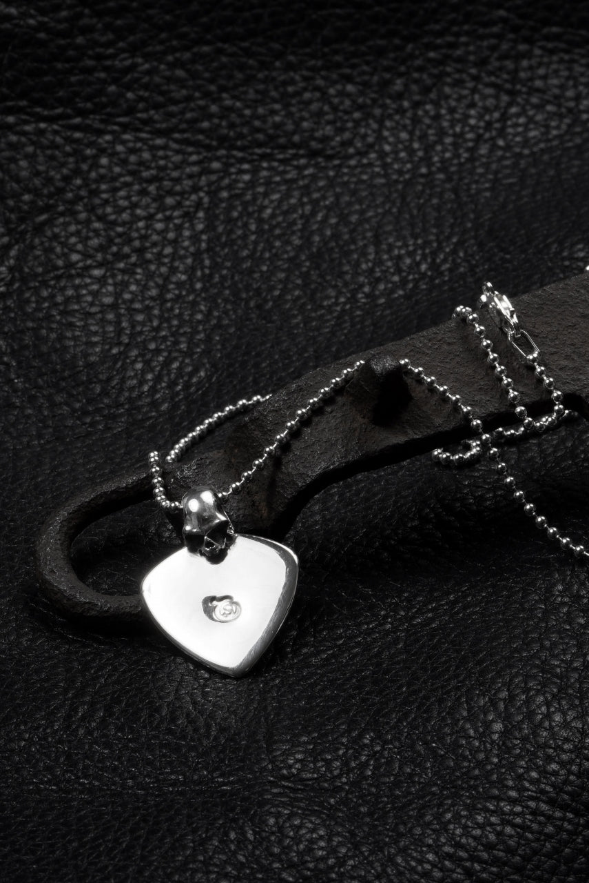 【Fastest Shipping】Loud Style Design - RAIN DOG - SKULL PIC - "LSH-001" SILVER PENDANT