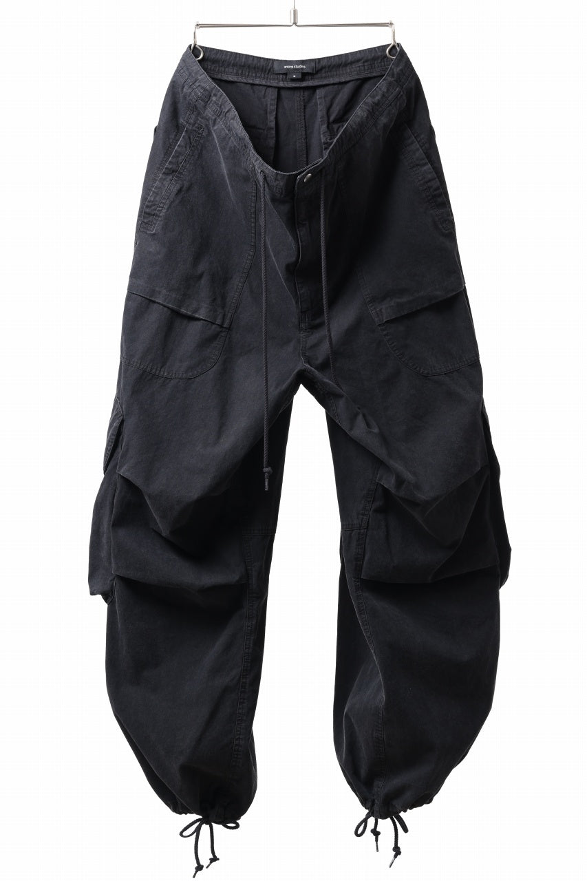 entire studios FREIGHT CARGO PANTS / COTTON CANVAS (IRON)