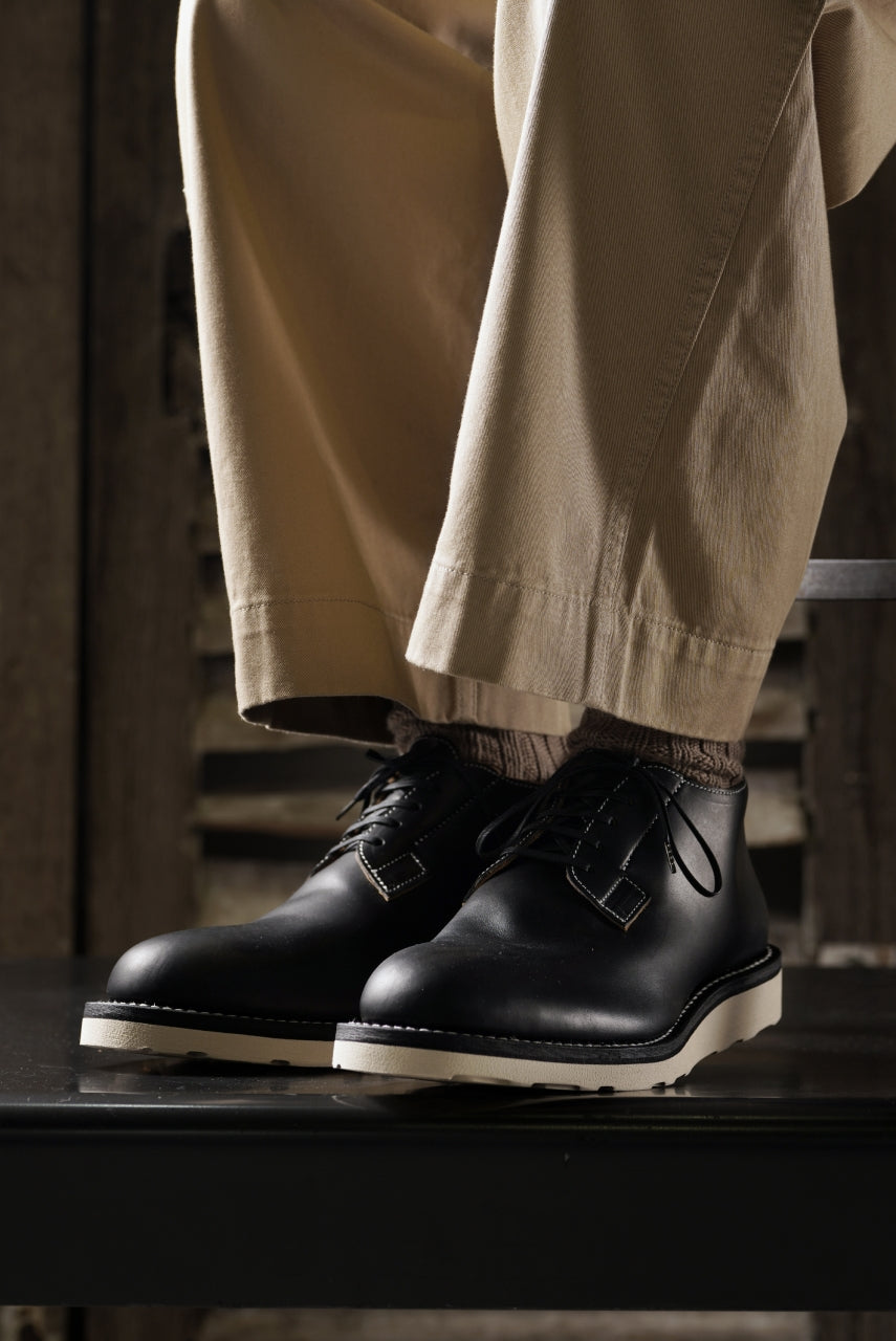 Load image into Gallery viewer, Portaille x N/07 exclusive POST MAN SHOES / GUIDI FIORE (BLACK x WHITE)