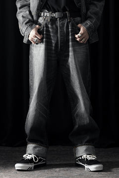 Load image into Gallery viewer, Y's for men x MASSES DENIM PANTS / HAND WASH 14.0oz BAUMWOLLE (BLACK)