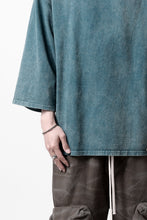 Load image into Gallery viewer, ISAMU KATAYAMA BACKLASH OVER FITTING H/S TOPS / VINTAGE PROSESSED JERSEY (BLUE)