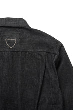 画像をギャラリービューアに読み込む, FULLCOUNT × HTC Type-2  Super Smooth Jean Jacket On Studs by Zip Stevenson (BLACK)