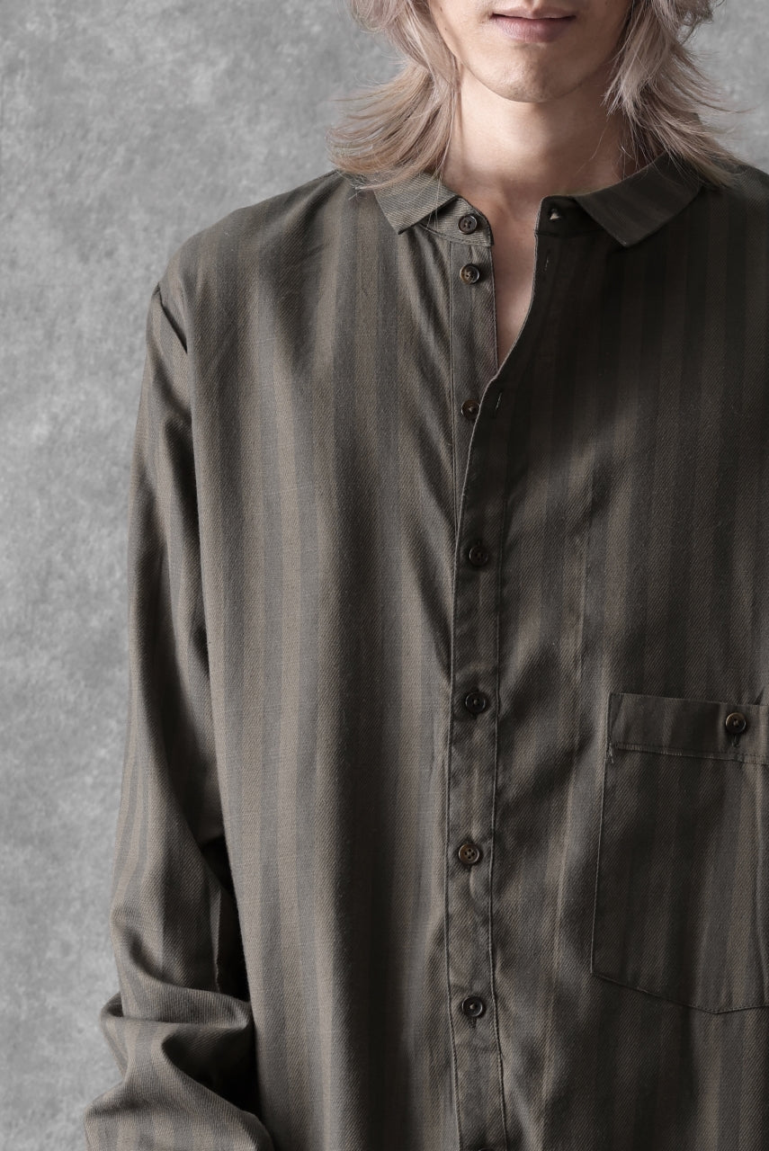 Aleksandr Manamis Asymmetric Striped Shirt (STRIPES)