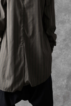 Load image into Gallery viewer, Aleksandr Manamis Asymmetric Striped Shirt (STRIPES)
