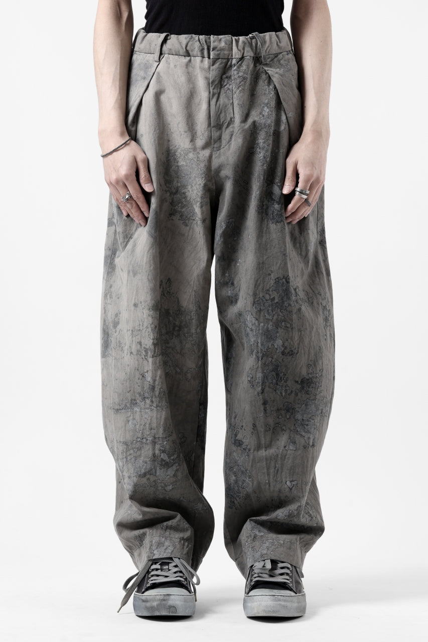 COLINA W TUCK TROUSERS / ANCIENT DYED TUSSER (DUST)