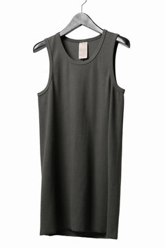 Load image into Gallery viewer, N/07 MINIMAL TANK TOP / SUPER STRETCH BARE TELECO (CHARCOAL)