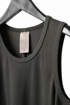Load image into Gallery viewer, N/07 MINIMAL TANK TOP / SUPER STRETCH BARE TELECO (CHARCOAL)