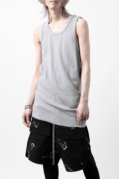 Load image into Gallery viewer, N/07 MINIMAL TANK TOP / SUPER STRETCH BARE TELECO (HEATHER GREY)