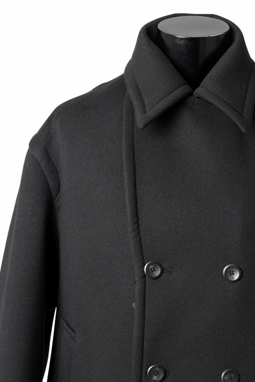 Load image into Gallery viewer, th products Marine Over Coat / active setter tweed knit (black)