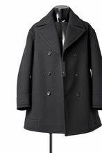 画像をギャラリービューアに読み込む, th products Marine Over Coat / active setter tweed knit (black)