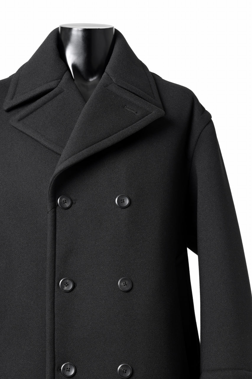 Load image into Gallery viewer, th products Marine Over Coat / active setter tweed knit (black)