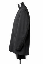 Load image into Gallery viewer, th products Collarless Jacket / active setter tweed knit (black)