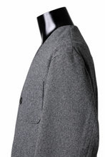 Load image into Gallery viewer, th products Collarless Jacket / active setter tweed knit (gray)