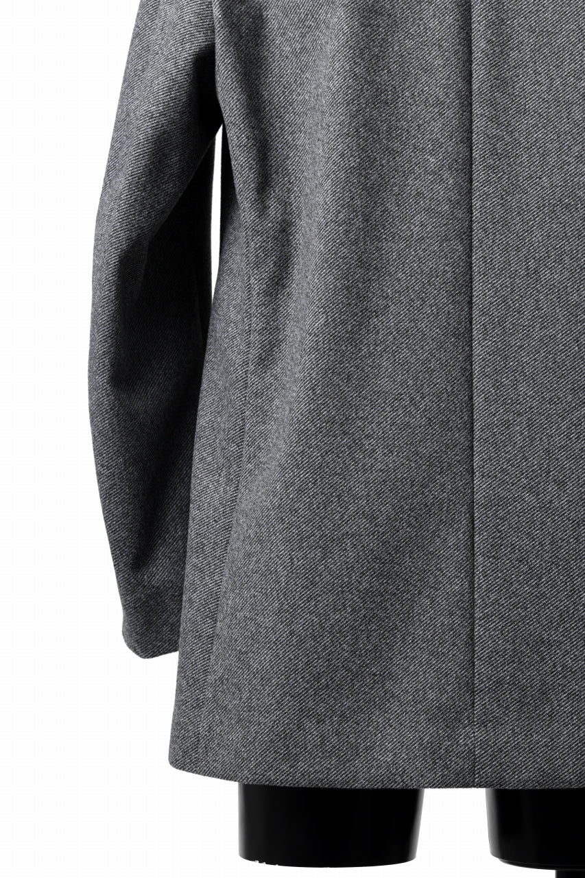 Load image into Gallery viewer, th products Collarless Jacket / active setter tweed knit (gray)