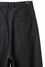 画像をギャラリービューアに読み込む, th products Wide 5 Pocket Pants / active setter tweed knit (black)