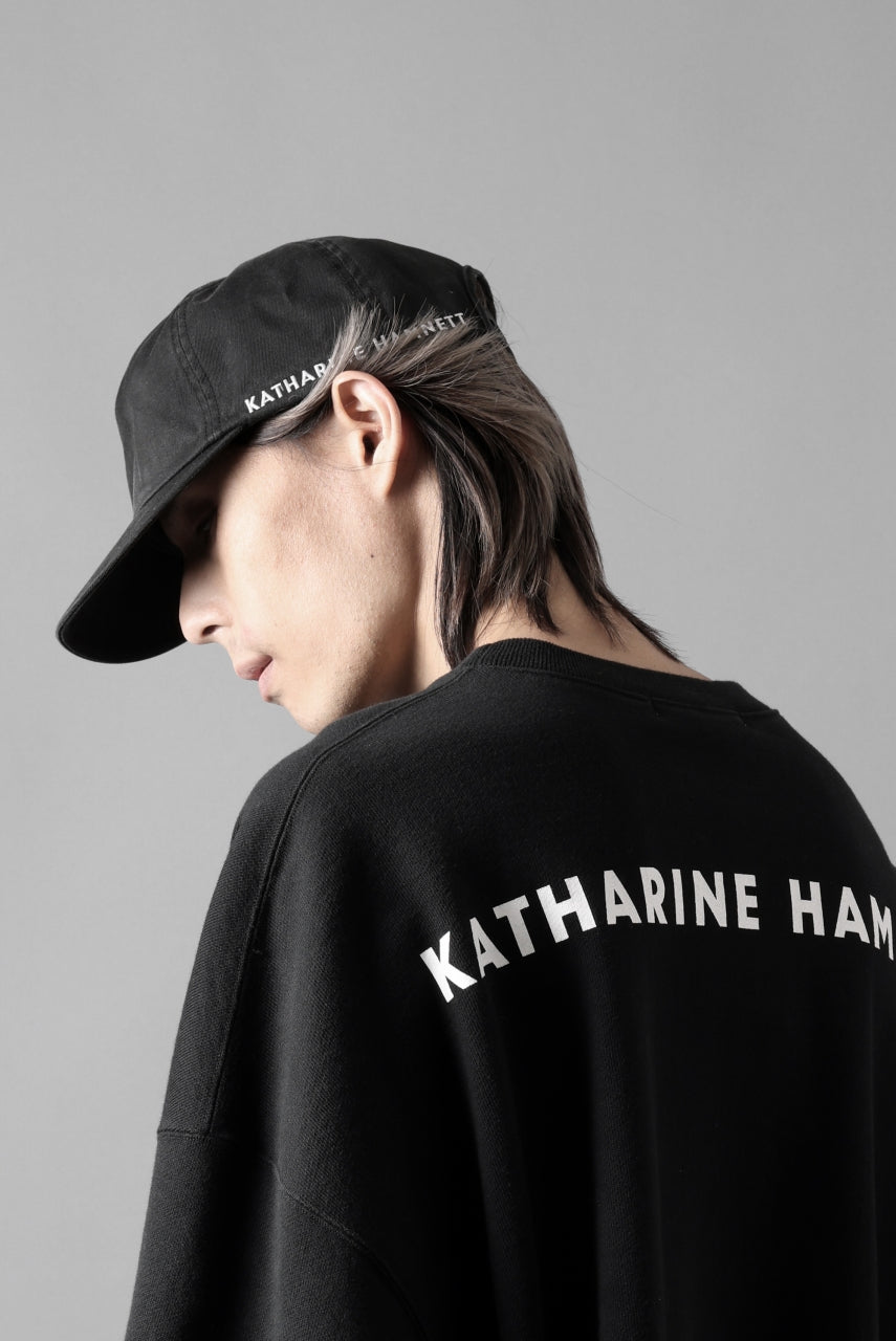 MASTERMIND WORLD x KATHARINE HAMNETT VINTAGE WASHED ORGANIC COTTON CAP (BLACK)
