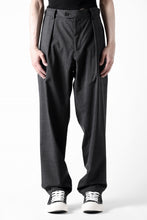 Load image into Gallery viewer, COLINA THE SLACKS / WASHABLE WOOL TROPICAL (DARK GREY)