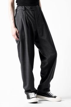 Load image into Gallery viewer, COLINA THE SLACKS / WASHABLE WOOL TROPICAL (DARK GREY)