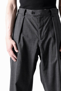 Load image into Gallery viewer, COLINA THE SLACKS / WASHABLE WOOL TROPICAL (DARK GREY)