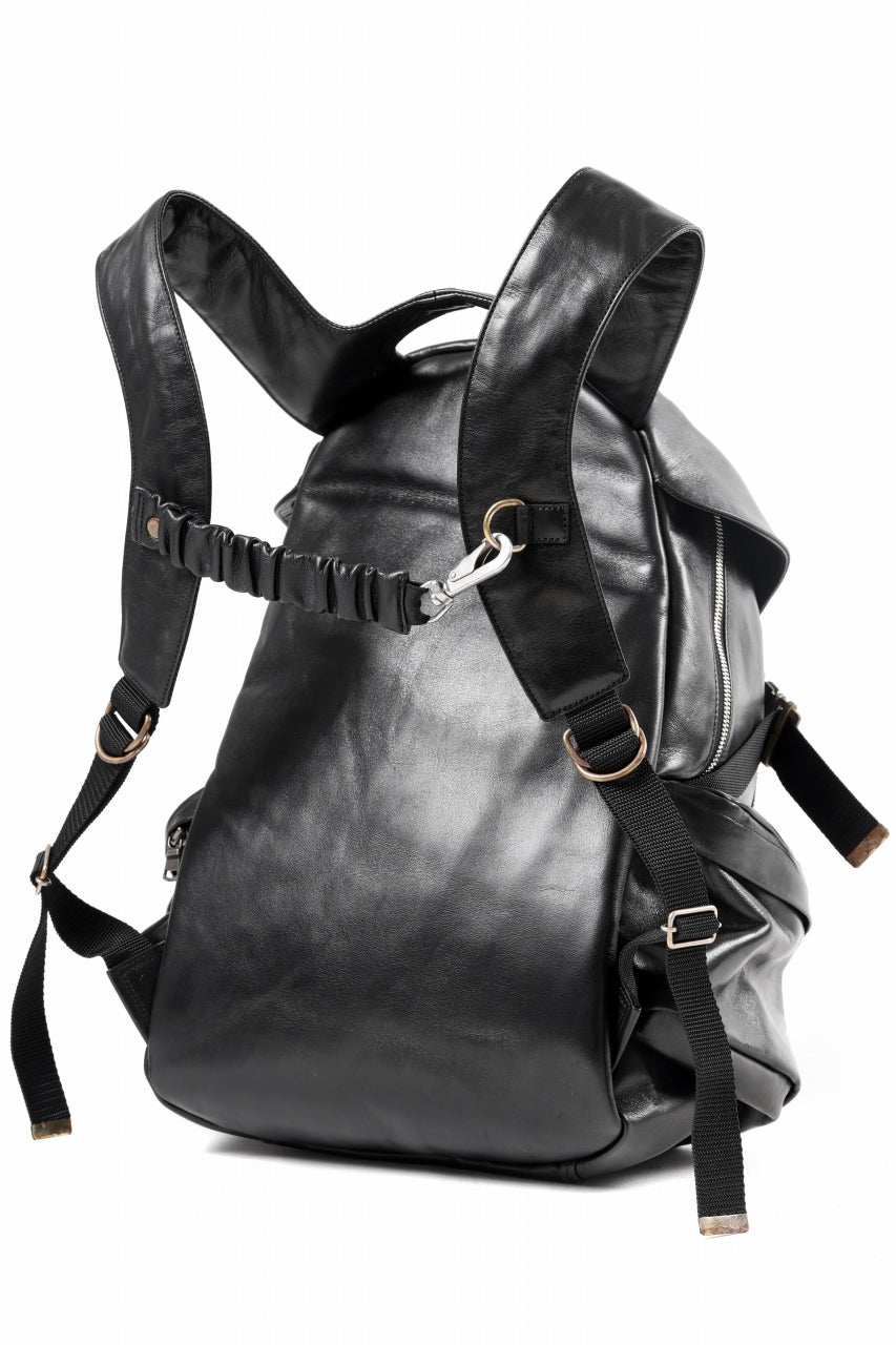 ierib Addiction Rucksack / Smooth Horse Leather (BLACK)