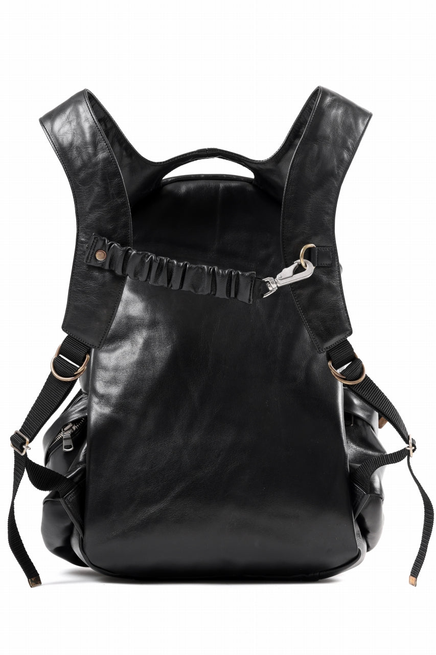 Load image into Gallery viewer, ierib Addiction Rucksack / Smooth Horse Leather (BLACK)