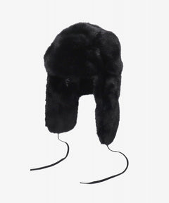 画像をギャラリービューアに読み込む, MASTERMIND WORLD x KANGOL® FAUX FUR TRAPPER (BLACK)