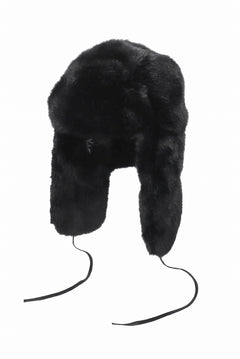 画像をギャラリービューアに読み込む, MASTERMIND WORLD x KANGOL® FAUX FUR TRAPPER (BLACK)