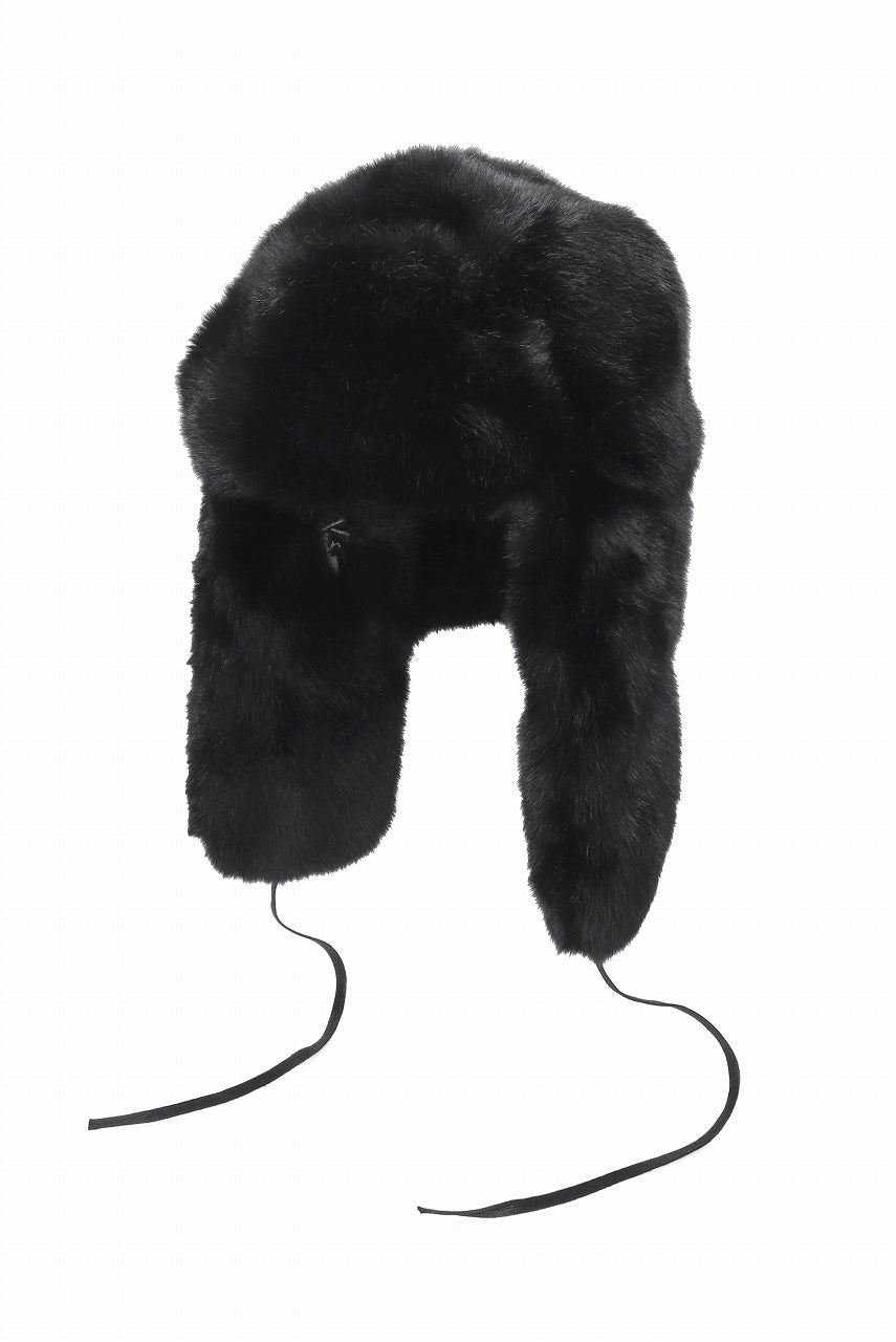 画像をギャラリービューアに読み込む, MASTERMIND WORLD x KANGOL® FAUX FUR TRAPPER (BLACK)
