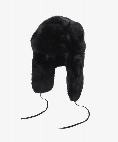MASTERMIND WORLD x KANGOL® FAUX FUR TRAPPER (BLACK)