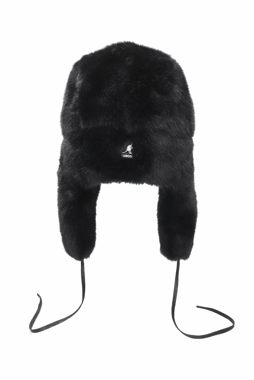 画像をギャラリービューアに読み込む, MASTERMIND WORLD x KANGOL® FAUX FUR TRAPPER (BLACK)
