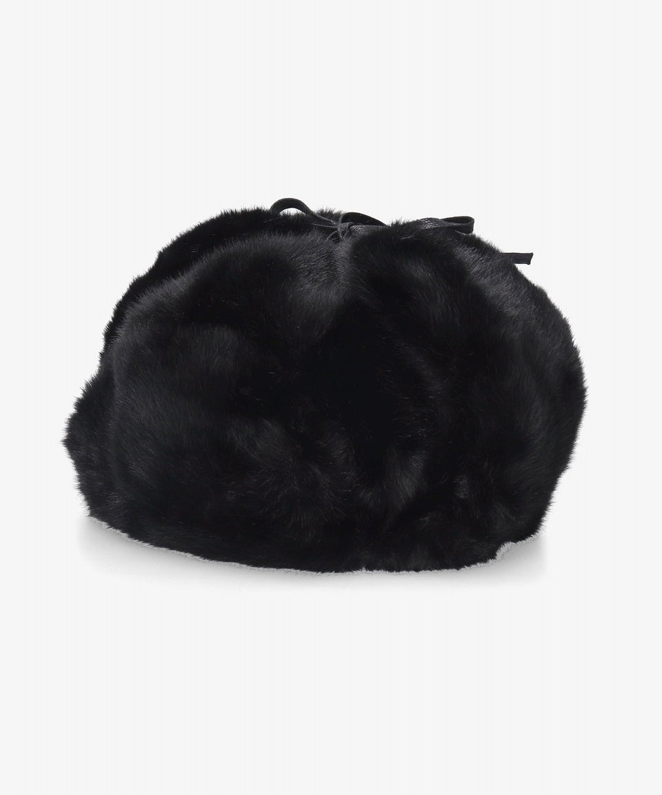画像をギャラリービューアに読み込む, MASTERMIND WORLD x KANGOL® FAUX FUR TRAPPER (BLACK)
