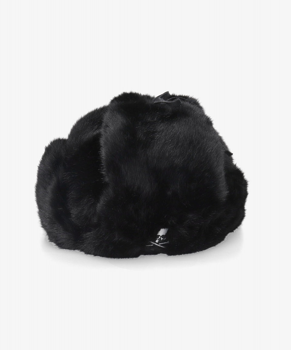 画像をギャラリービューアに読み込む, MASTERMIND WORLD x KANGOL® FAUX FUR TRAPPER (BLACK)