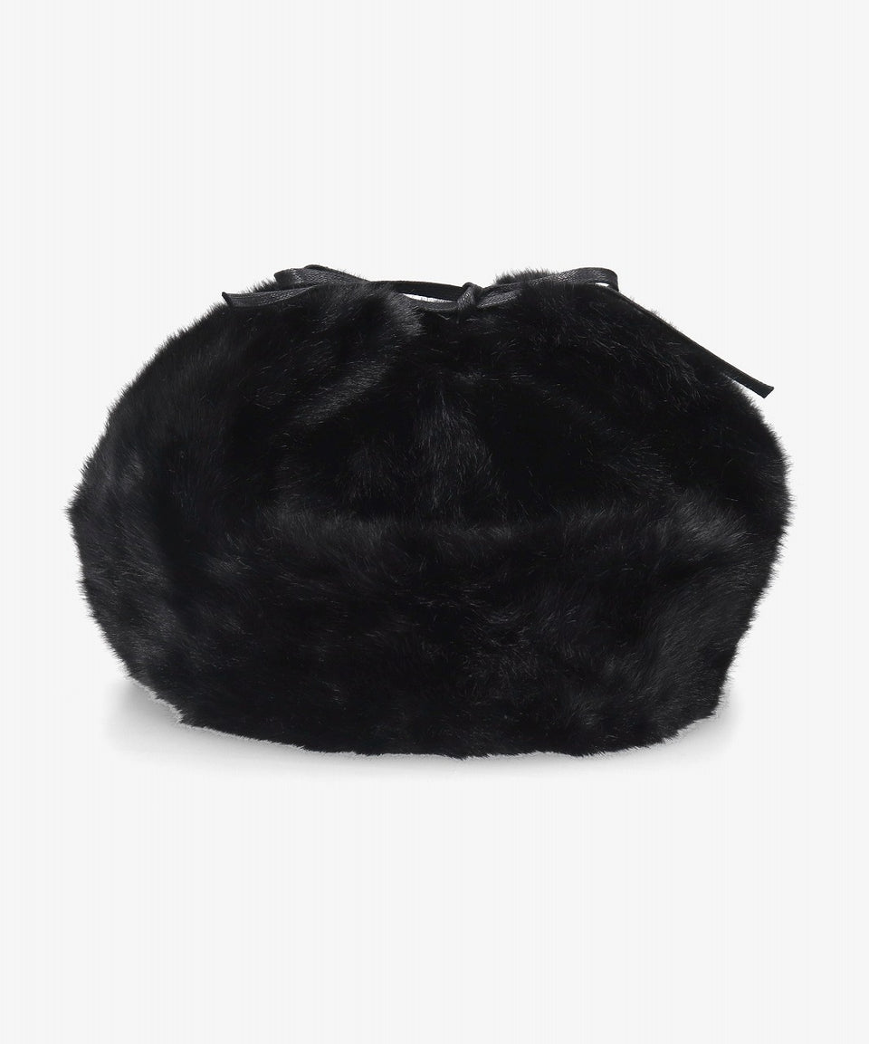画像をギャラリービューアに読み込む, MASTERMIND WORLD x KANGOL® FAUX FUR TRAPPER (BLACK)