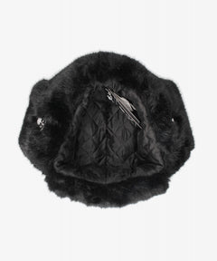 画像をギャラリービューアに読み込む, MASTERMIND WORLD x KANGOL® FAUX FUR TRAPPER (BLACK)