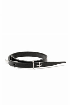 画像をギャラリービューアに読み込む, m.a+ extra thin bracelet / A-F0LA1 / GR 3,0 (BLACK)
