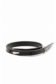 画像をギャラリービューアに読み込む, m.a+ extra thin bracelet / A-F0LA1 / GR 3,0 (BLACK)