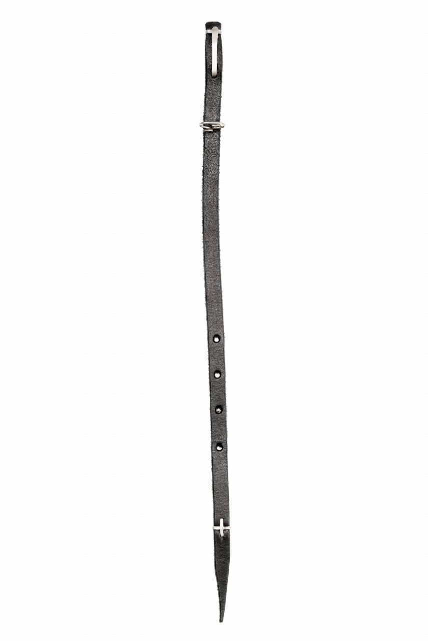 画像をギャラリービューアに読み込む, m.a+ extra thin bracelet / A-F0LA1 / GR 3,0 (BLACK)
