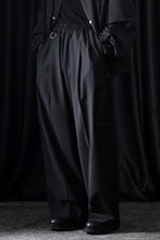 Load image into Gallery viewer, TARO HORIUCHI / th products Wide Cargo Pants / 2Way Stretch W/P Tropical (black)