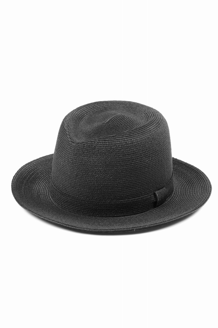 LASTMAN ABACA PANAMA HAT feat.KIJIMA TAKAYUKI (BLACK) | ラストマン