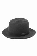 Load image into Gallery viewer, LASTMAN ABACA PANAMA HAT feat.KIJIMA TAKAYUKI (BLACK)