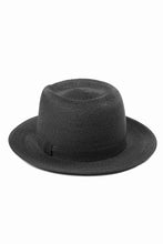 Load image into Gallery viewer, LASTMAN ABACA PANAMA HAT feat.KIJIMA TAKAYUKI (BLACK)