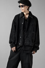 画像をギャラリービューアに読み込む, Professor.E AGED CORDUROY JACKET (AGED BLACK)