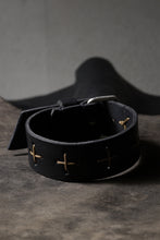 Load image into Gallery viewer, m.a+ cross stitched med wrist band / A-F8E1 GR 3,0 (BLACK)