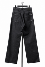 Load image into Gallery viewer, LITTLEBIG Flocked Denim Pants (BLACK)