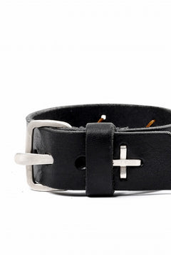Load image into Gallery viewer, m.a+ cross stitched med wrist band / A-F8E1 GR 3,0 (BLACK)