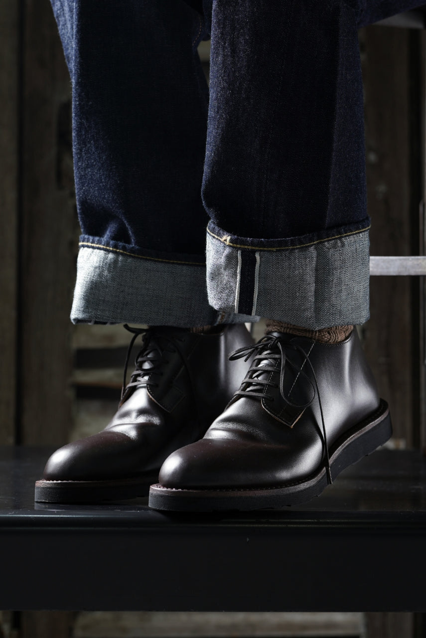 Load image into Gallery viewer, Portaille x N/07 exclusive POST MAN SHOES / WEIN HEIMER BOX CALF (DARK BROWN)