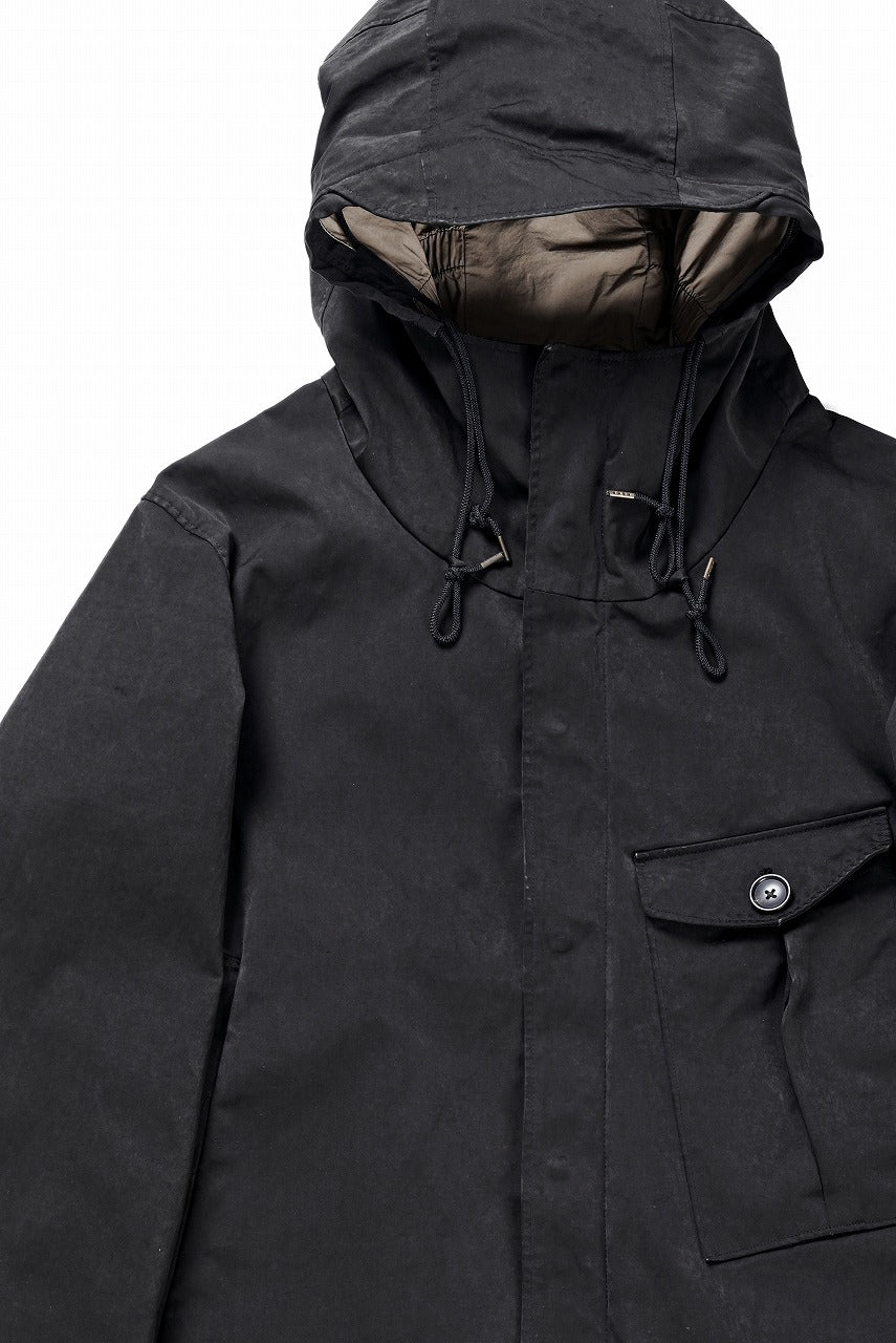 Load image into Gallery viewer, Ten c CYCLONE PARKA / GARMENT DYED OJJ (NERO)
