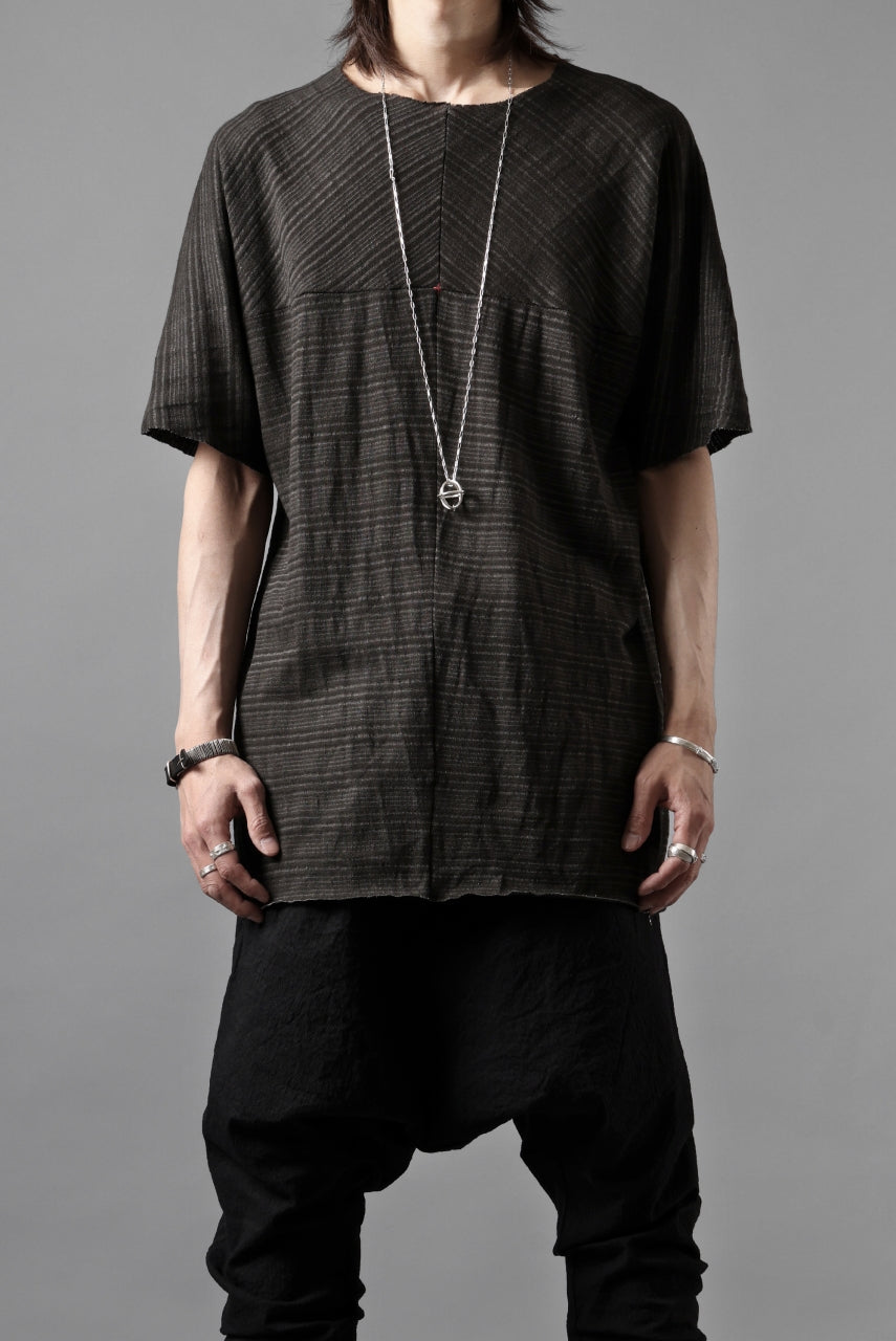 Load image into Gallery viewer, m.a+ one piece short sleeve t-shirt / T211C* JSTR (CARBON)