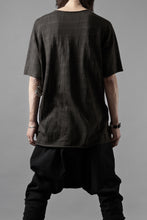 Load image into Gallery viewer, m.a+ one piece short sleeve t-shirt / T211C* JSTR (CARBON)