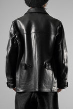 Load image into Gallery viewer, Y&#39;s for men x MASSES LEATHER CAR COAT / MA HORSE LEATHER (BLACK)